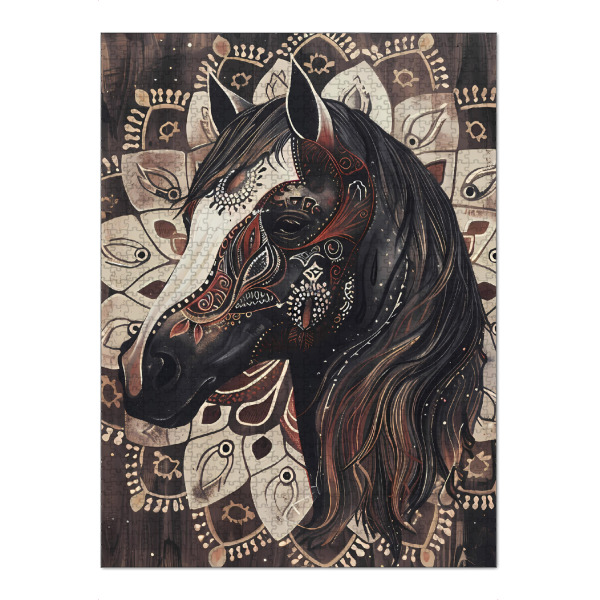 Puzzle Ravensburger "Mandala - Pferd" artboxONE - Natur,Tiere,Abstrakt