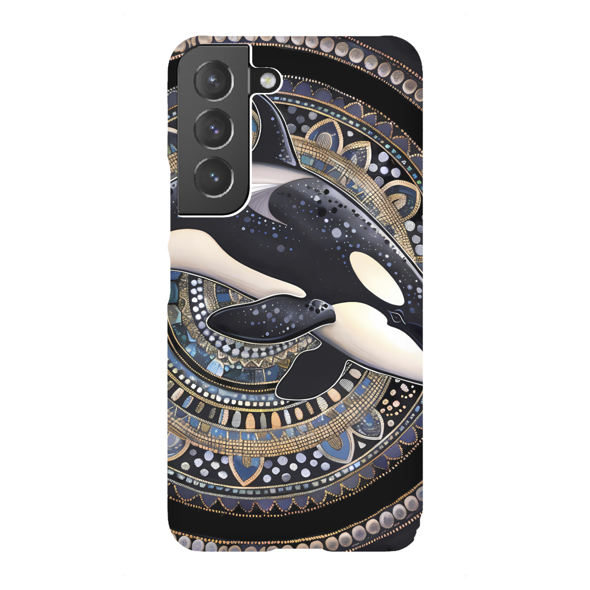 "Mandala - Orca"für Samsung Galaxy - Premium-Case Handyhülle artboxONE