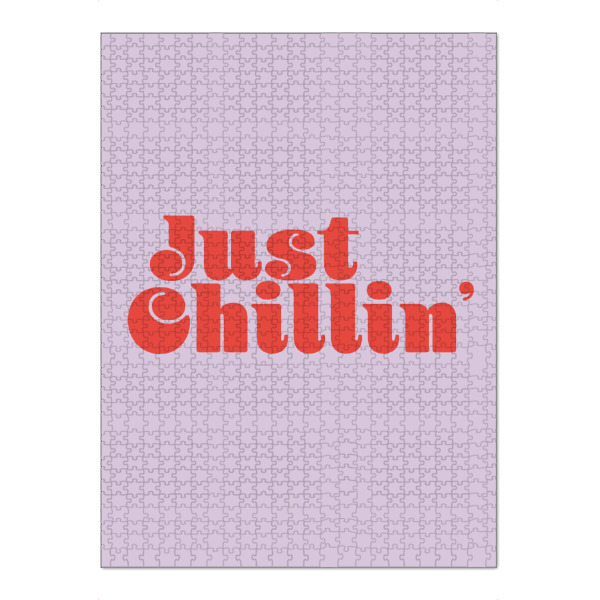 Puzzle Ravensburger "JustChillin" artboxONE - Typografie,Menschen - Motivierendes zitat,Inspirierend,Lustig,Menschen,Entspannen,Typografie