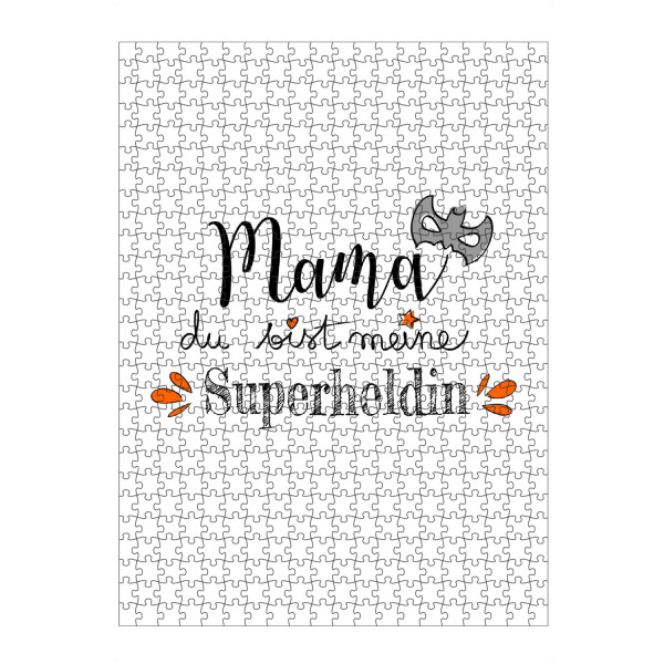 artboxONE Puzzle "Mama Superheldin" artboxONE - Typografie,Liebe,Für Mama