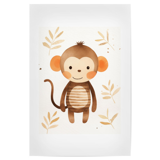 Äffchen - Kinder Illustration