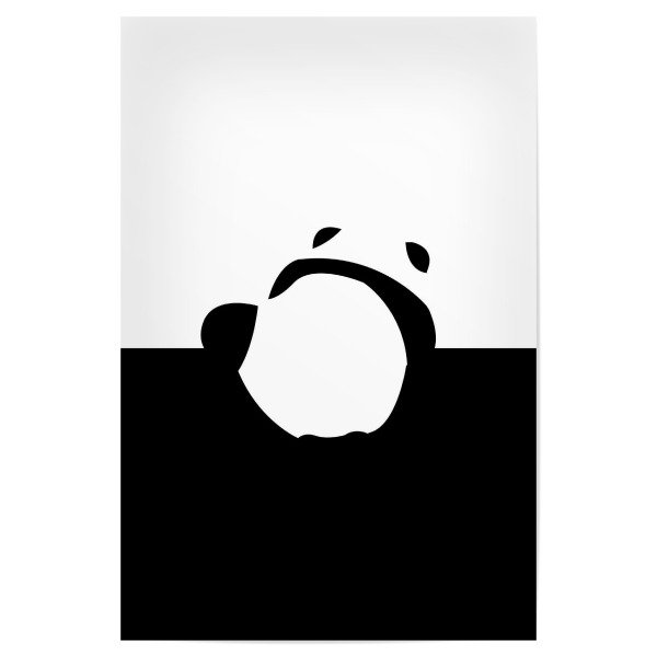 Poster "Finden Sie Ihre Füße" artboxONE - Tiere,Schwarzweiß