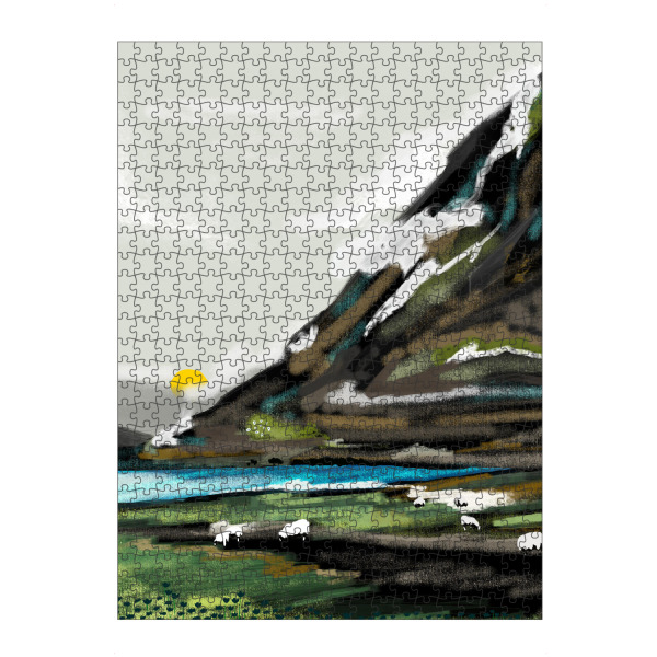 Puzzle Ravensburger "Grasen" artboxONE - Natur