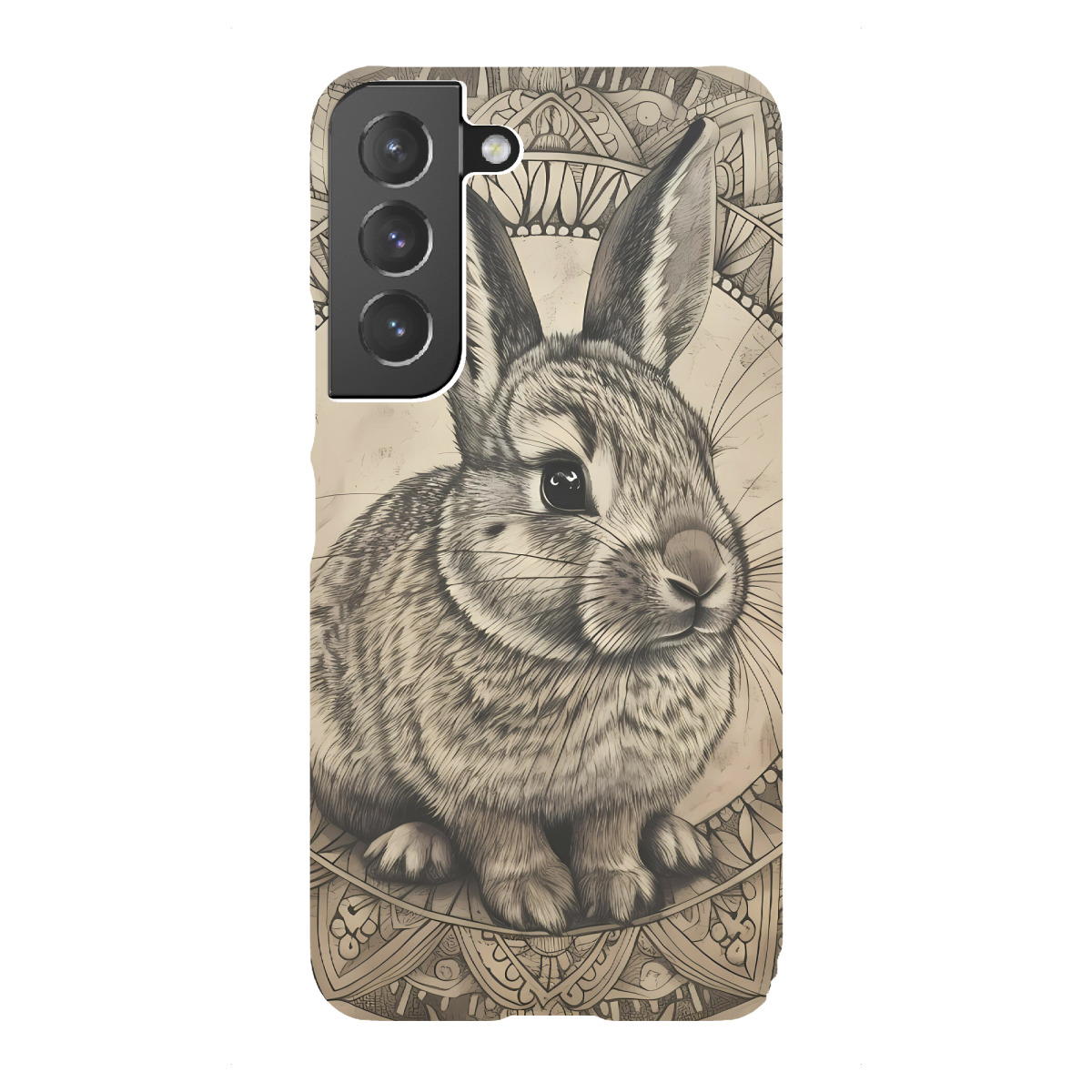 Samsung Galaxy "Mandala - Kaninchen Schwarzweiß" Premium-Case Handyhülle artboxONE