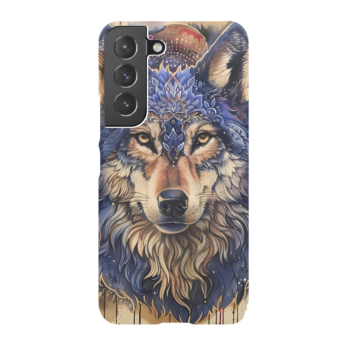 Samsung Galaxy "Mandala - Wolf" Premium-Case Handyhülle artboxONE