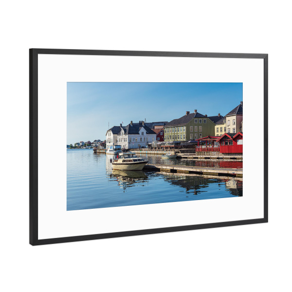 Poster mit Rahmen Schwarz (Metallic) "Arendal in Südnorwegen" artboxONE - Städte,Reise,Architektur,Reise / Strand und Meer,Reise / Länder
