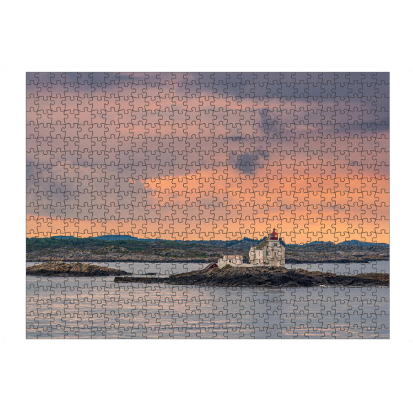 Puzzle Ravensburger "Leuchtturm in Norwegen" artboxONE - Natur,Reise,Architektur,Reise / Strand und Meer,Reise / Länder