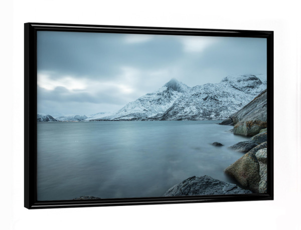 Poster mit schwarzem Rahmen "Nordnorwegen" artboxONE - Natur,Reise