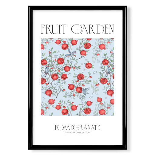 Pomegranate fruit garden