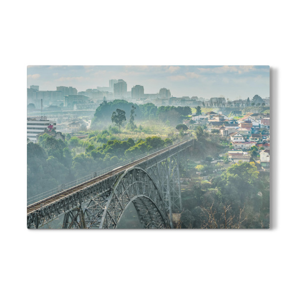 Galerie-Print "Porto Stahlbrücke" 30x20 cm artboxONE