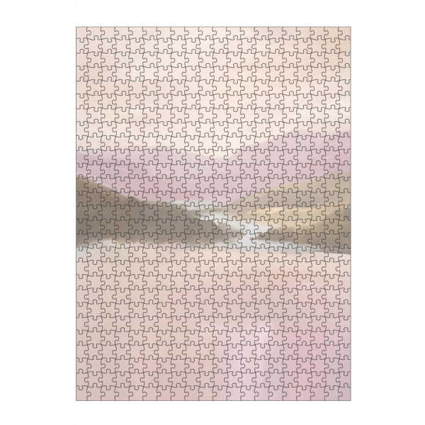 Puzzle Ravensburger "Pastell Hügel" artboxONE - Natur,Abstrakt