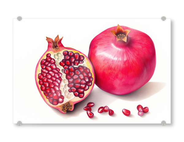 Acrylglasbild "Granatapfel" artboxONE - Natur,Essen & Trinken,Essen & Trinken / Obst & Gemüse