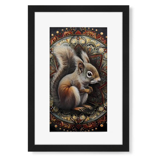 Mandala - Eichhörnchen