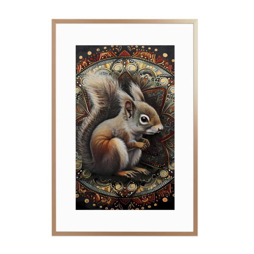 Mandala - Eichhörnchen