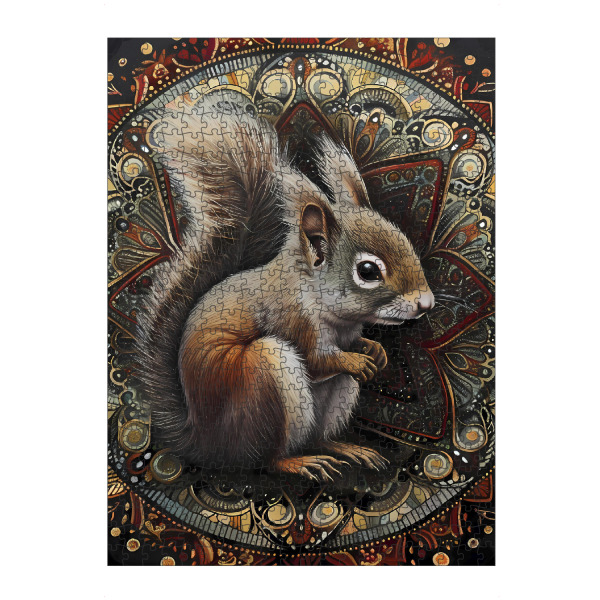 artboxONE Puzzle "Mandala - Eichhörnchen" artboxONE - Natur,Tiere,Abstrakt
