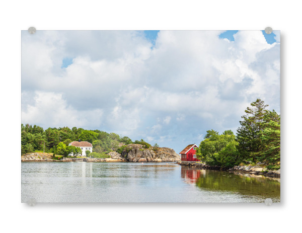 Acrylglasbild "Landschaft in Südnorwegen" artboxONE - Natur,Reise,Reise / Strand und Meer,Reise / Länder