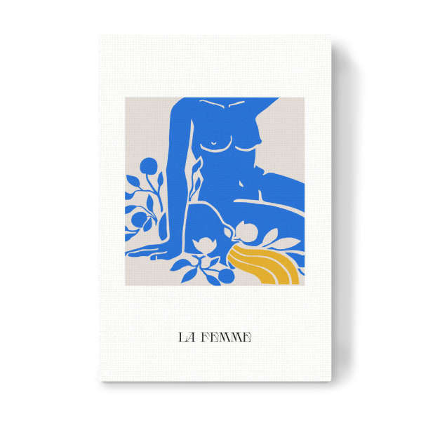 Leinwandbild "Die Frau" artboxONE - Floral,Menschen