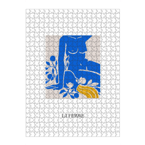 artboxONE Puzzle "Die Frau" artboxONE - Floral,Menschen