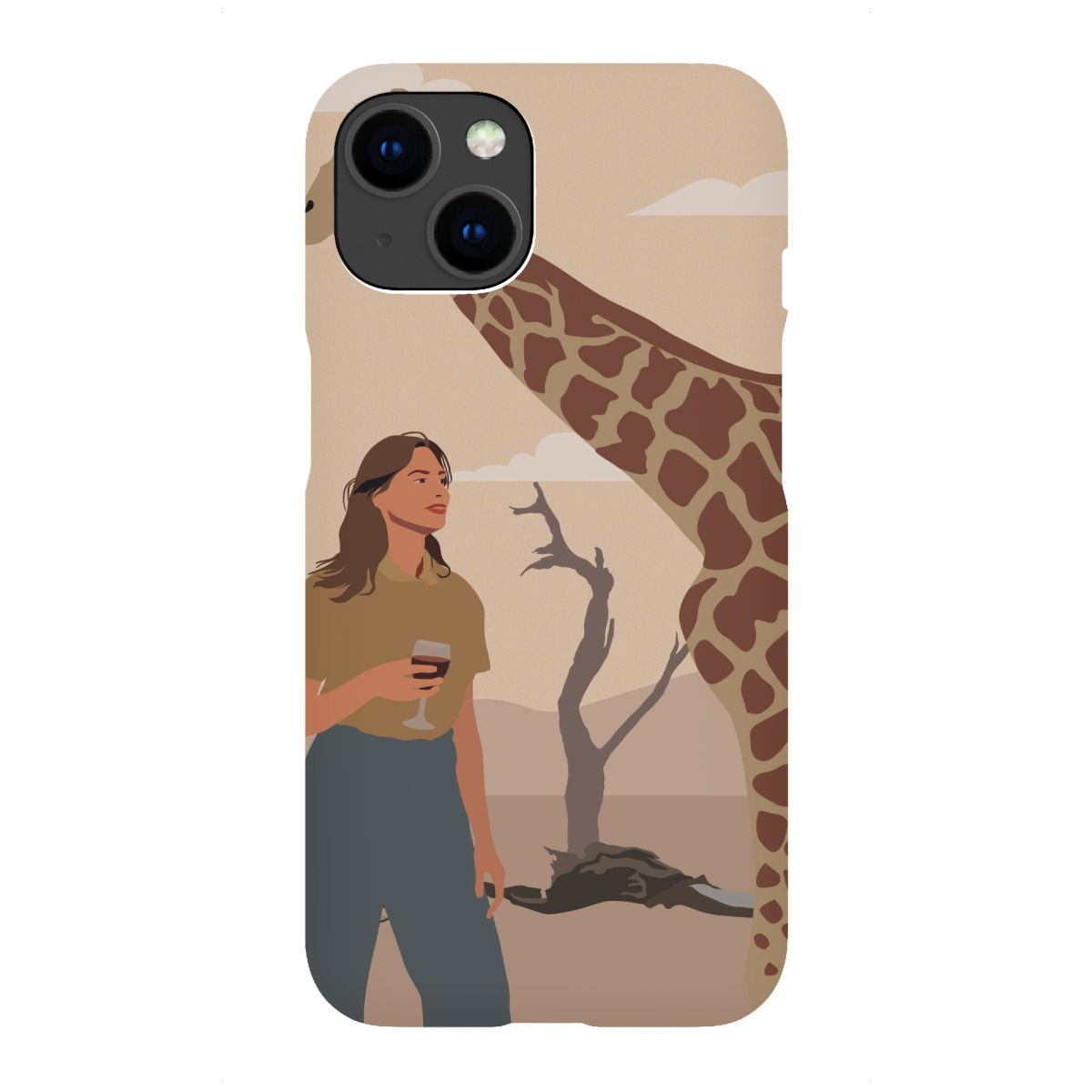 "Willkommen in Afrika"für iPhone - Premium-Case Handyhülle artboxONE