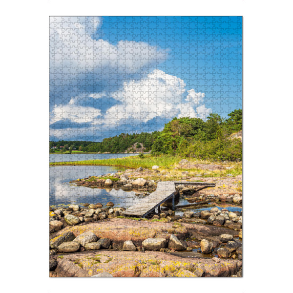 Puzzle Ravensburger "Naturreservat in Norwegen" artboxONE - Natur,Reise,Reise / Strand und Meer,Reise / Länder