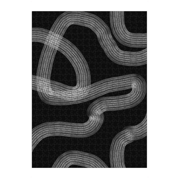 Puzzle Ravensburger "Trockener Garten dunkel" artboxONE - Abstrakt,Geometrie