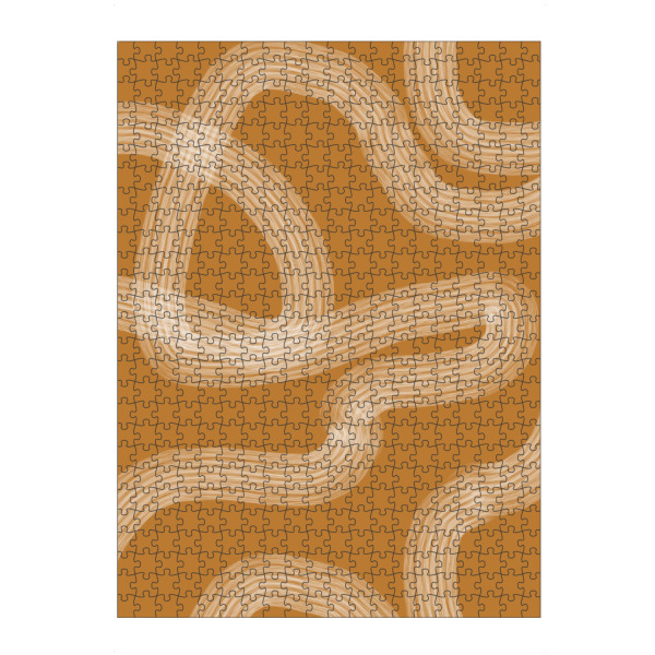 Puzzle Ravensburger "Trockener Kurkuma aus dem Garten" artboxONE - Abstrakt