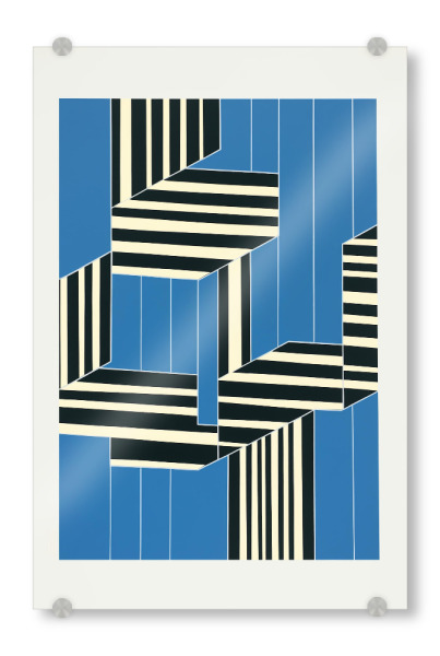 Acrylglasbild "Surreale Treppe" artboxONE - Abstrakt,Architektur,Geometrie
