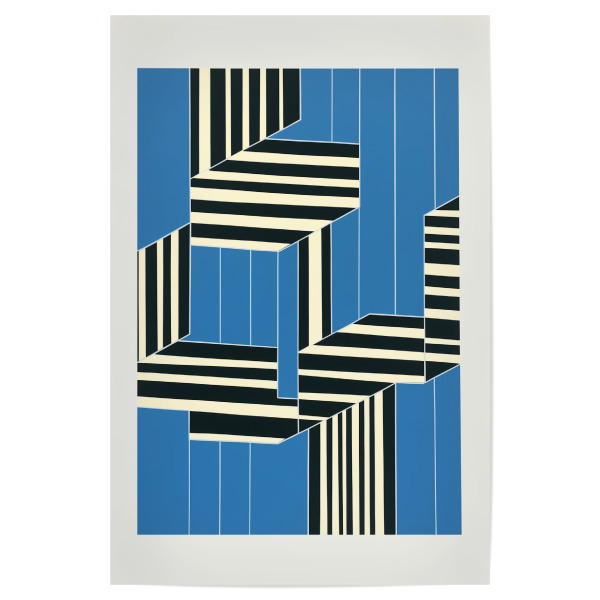 Poster "Surreale Treppe" artboxONE - Abstrakt,Architektur,Geometrie