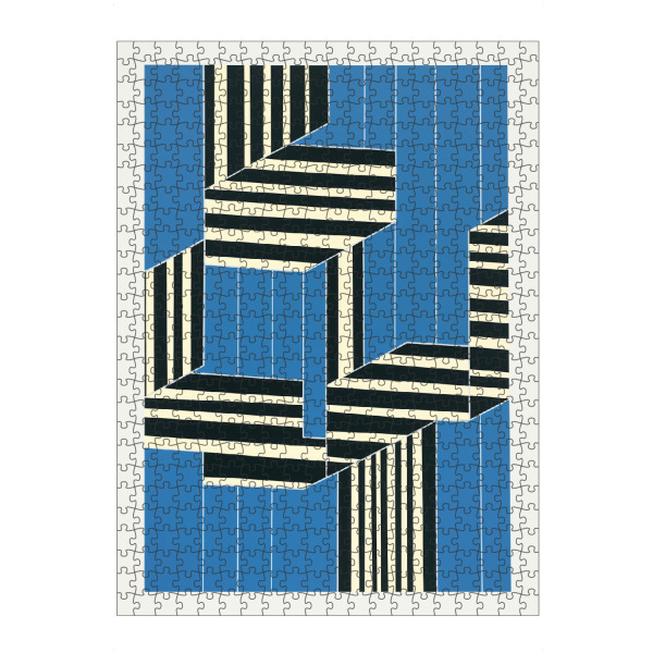 Puzzle Ravensburger "Surreale Treppe" artboxONE - Abstrakt,Architektur,Geometrie