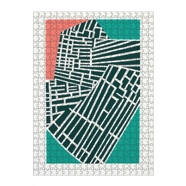 artboxONE Puzzle "Kontrastreiche Linien" artboxONE - Abstrakt,Architektur,Geometrie