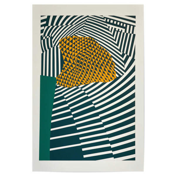 Poster 30x20 cm "Streifen Dynamik" artboxONE - Abstrakt,Architektur,Geometrie