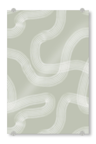 Acrylglasbild "Zen-Garten Greish" artboxONE - Abstrakt,Geometrie