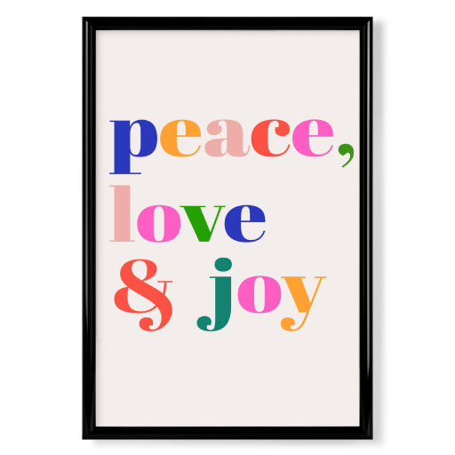 Peace, love & joy