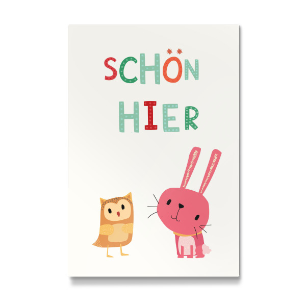 Galerie-Print "Schön hier" 30x20 cm artboxONE