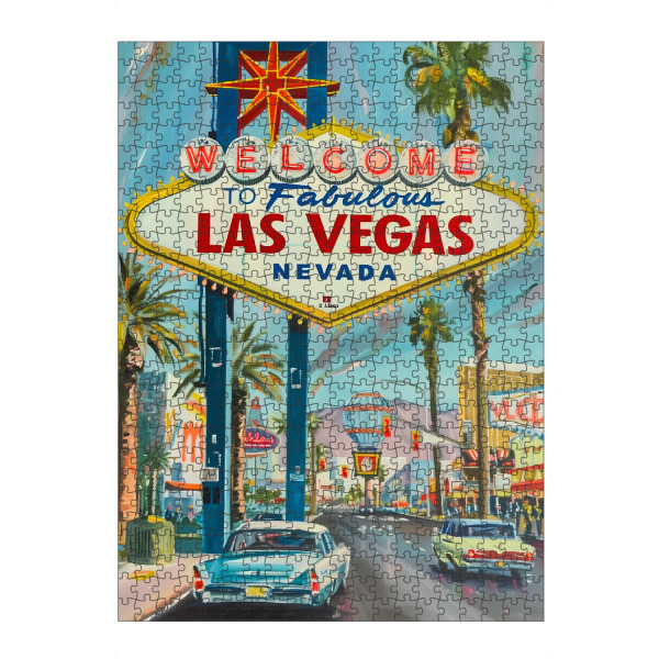 Puzzle Ravensburger "Willkommen Las Vegas" artboxONE - Architektur,Reise / Länder,Städte / Las Vegas