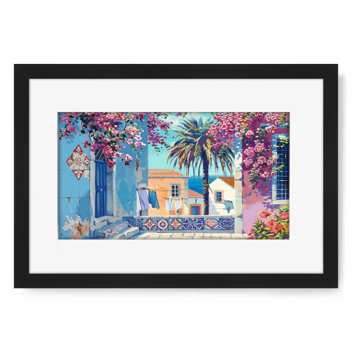 Picturesque summer terrace