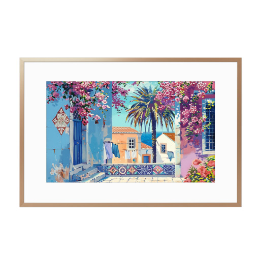 Picturesque summer terrace