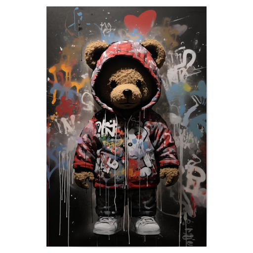 Graffiti bear