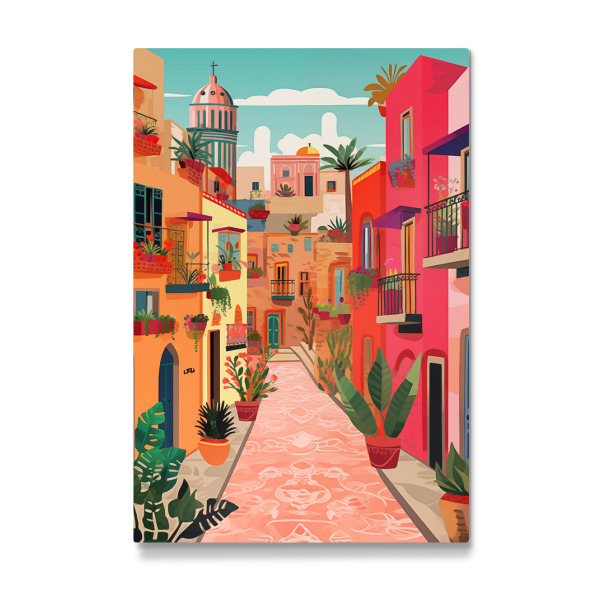 Galerie-Print "Mexiko in vibrant Matisse Style" 30x20 cm artboxONE