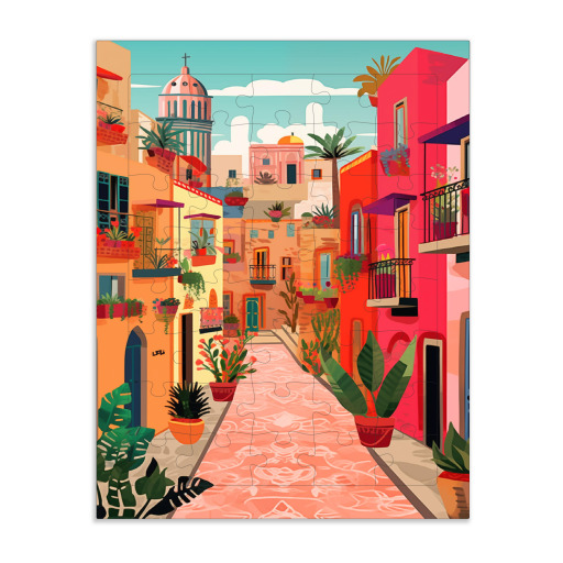 Mexiko in vibrant Matisse Style