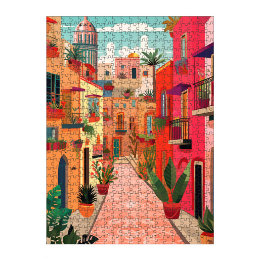 Mexico in vibrant matisse style
