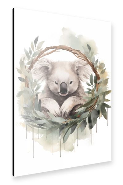 Alu-Dibond "Koala Illustration" 30x20 cm artboxONE