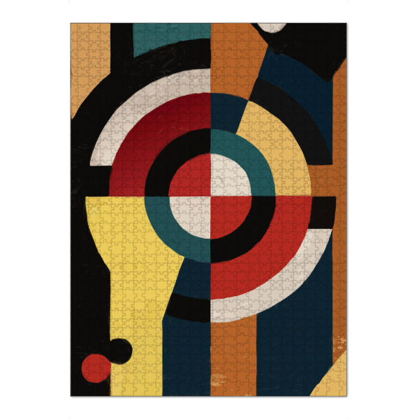 Puzzle Ravensburger "Abstract painting colorful circle" artboxONE - Abstrakt,Geometrie