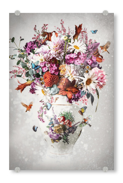 Acrylglasbild "Blumenexplosions licht" artboxONE - Natur,Floral