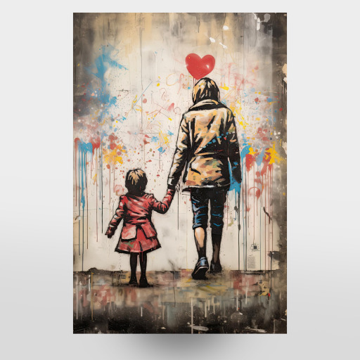 Mother's love x Banksy