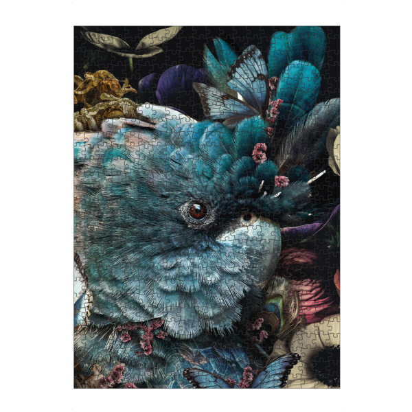 artboxONE Puzzle "Bunter Kakadu" artboxONE - Floral,Tiere - Kakadu,Vogel,Tropischer vogel,Papagei,Blumen,Foralpapagei,Buntes tier - Bild kakadu