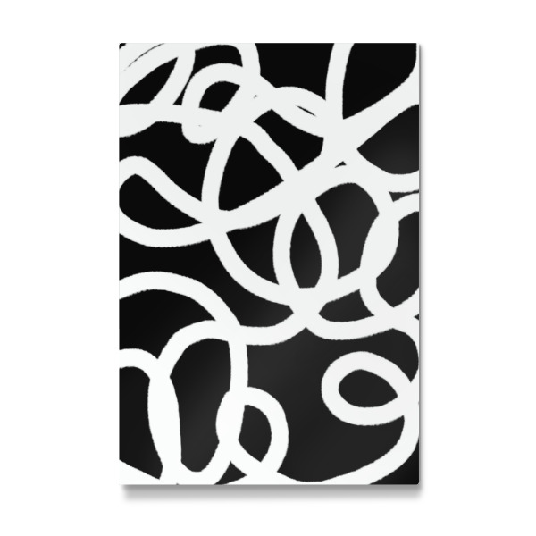 Galerie-Print "Abstract lines white" 30x20 cm artboxONE