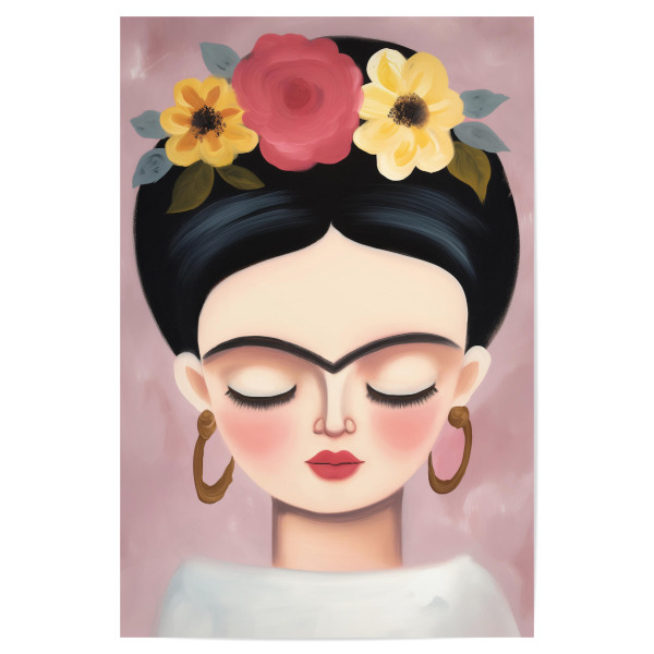 Poster "Little Frida Love" artboxONE - Natur,Floral,Menschen