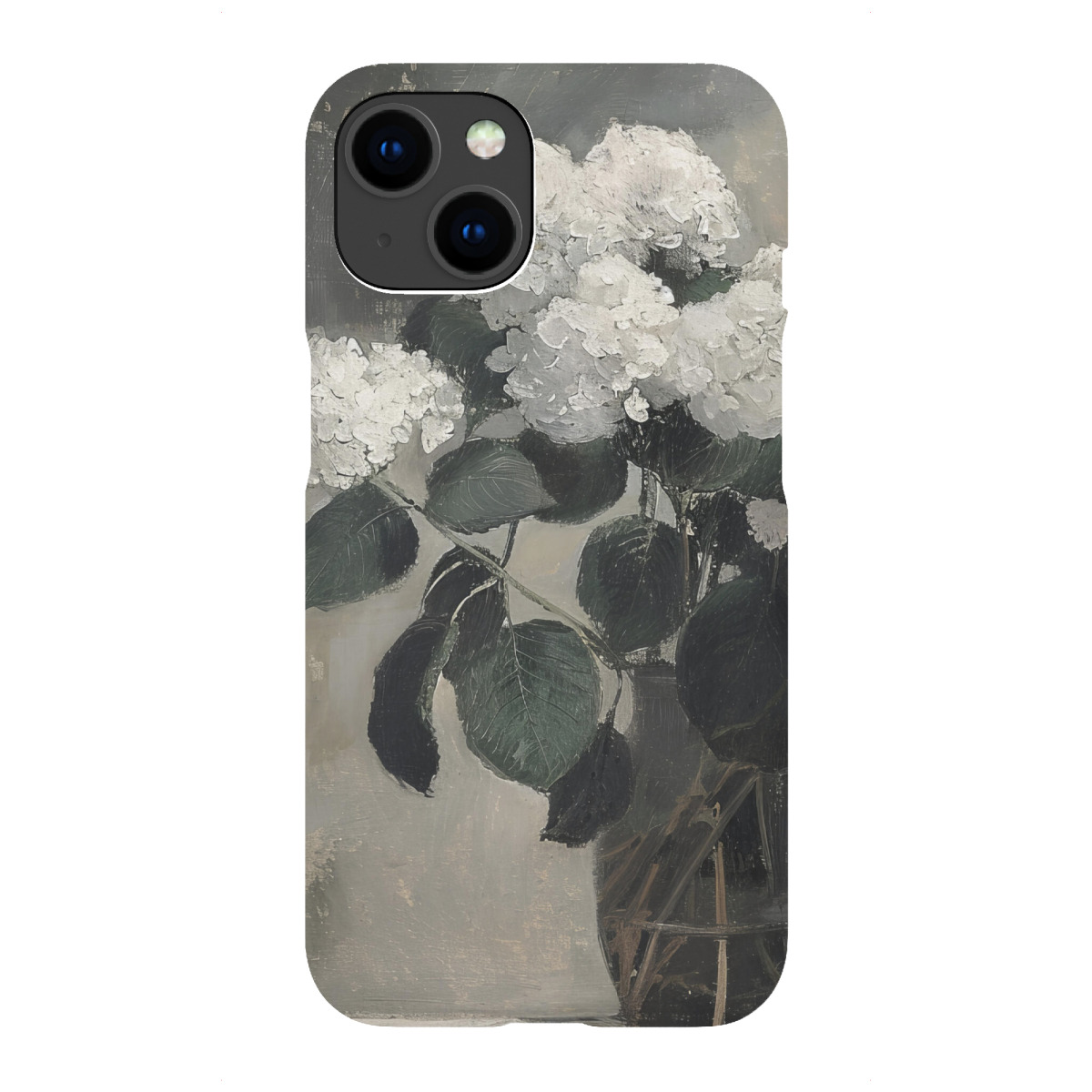 "Weiße Hortensienblüten"für iPhone - Premium-Case Handyhülle artboxONE