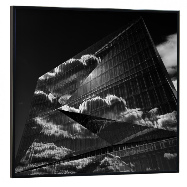 Poster mit schwarzem Rahmen 30x30 cm "Berlin Architektur" artboxONE - Städte / Berlin,Schwarzweiß,Architektur
